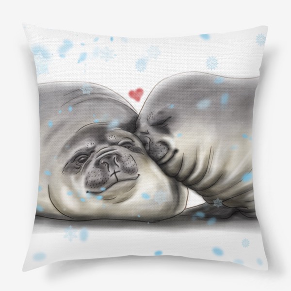 Подушка «Морские котики »