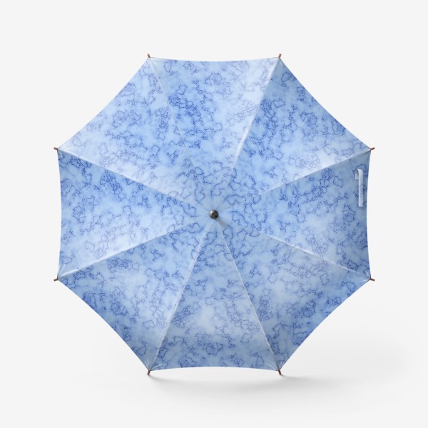 Зонт «голубой мрамор»