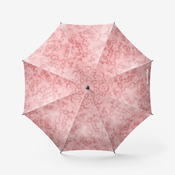 Зонт «розовый мрамор»
