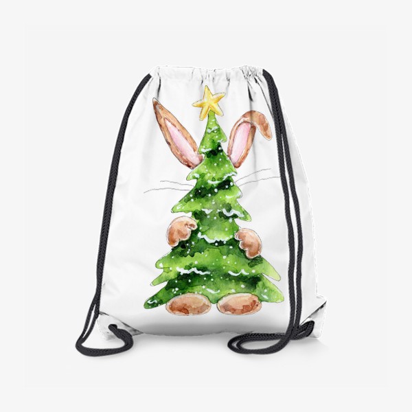 Рюкзак «Кролик с елкой, серия Ушастые, Новый год 2023»