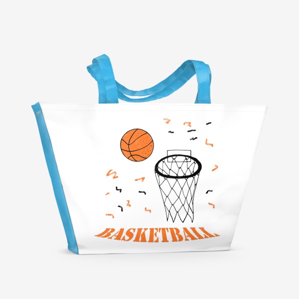 Пляжная сумка «баскетбол»