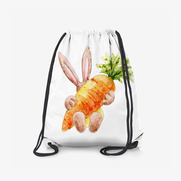 Рюкзак «Зайка с морковкой, серия Ушастые, Новый год 2023»