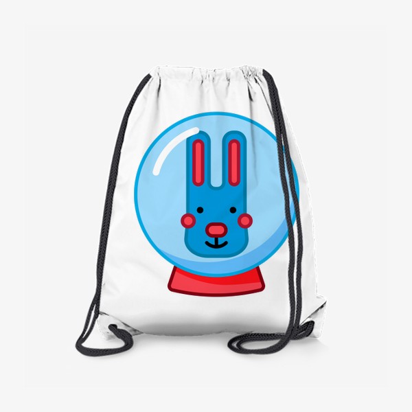 Рюкзак «Водный кролик в снежном шаре»
