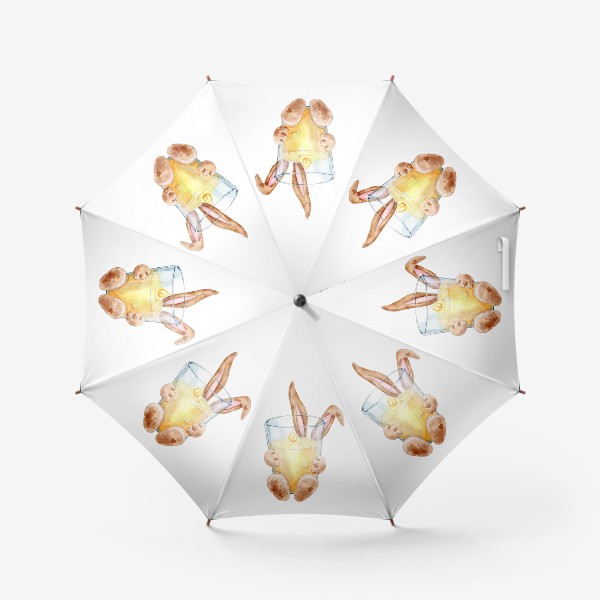 Зонт «Зайка со свечой, серия Ушастые»