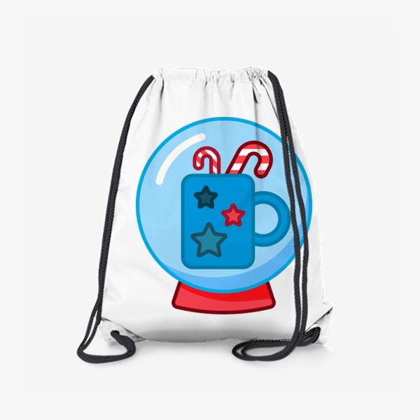 Рюкзак «Новогодний кофе с карамелью»
