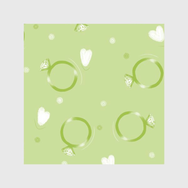 Скатерть «зеленые колечки»