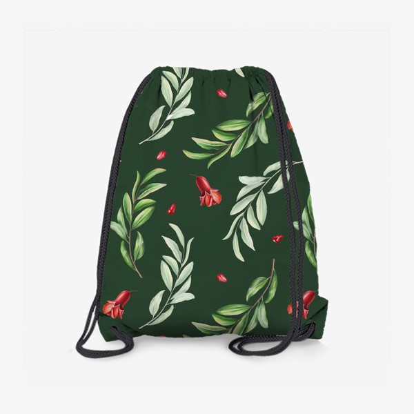 Рюкзак «Листья и цветы граната»