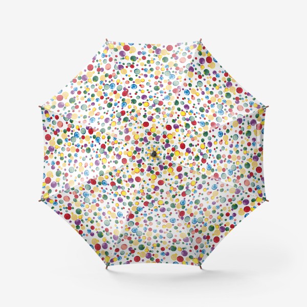 Зонт «Разноцветное конфетти. Новогодний паттерн.»
