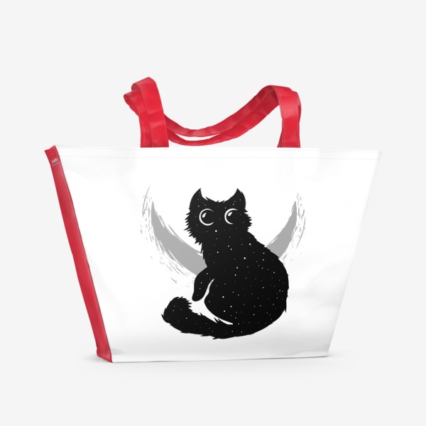 Пляжная сумка «Котики и кошечки»
