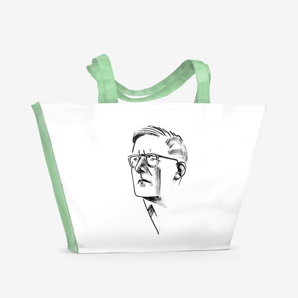Пляжная сумка «Дмитрий Шостакович»