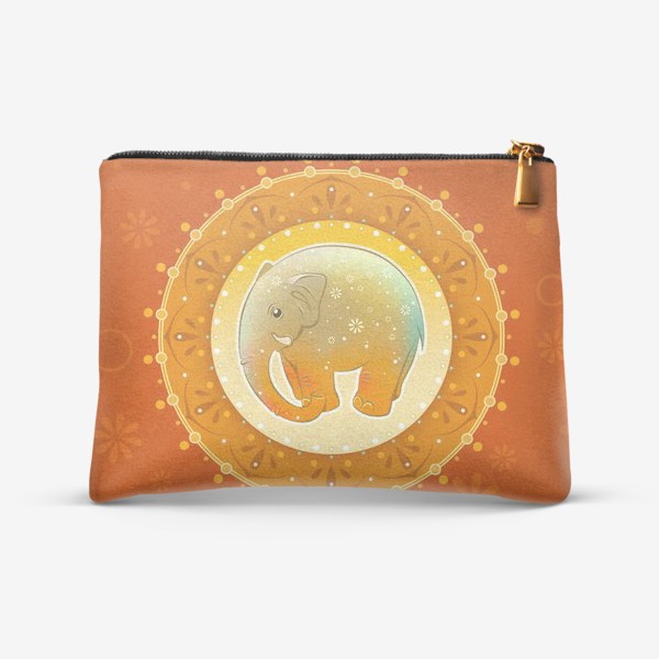 Косметичка «Мандала со слоном»