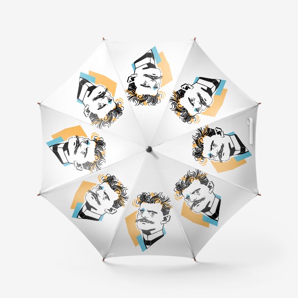 Зонт «Ян Сибелиус, графический портрет композитора»