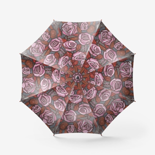 Зонт «Осенние Розы Пастель»