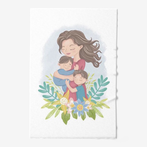 Полотенце «Мама с сыновьями»