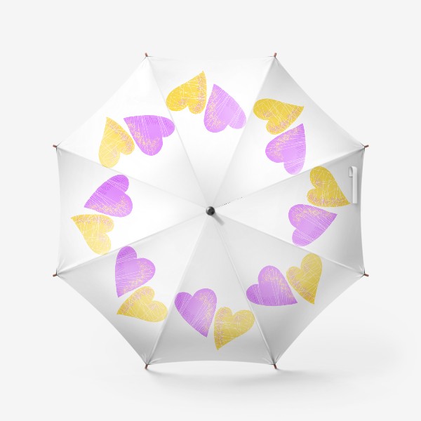 Зонт «Сердечки»