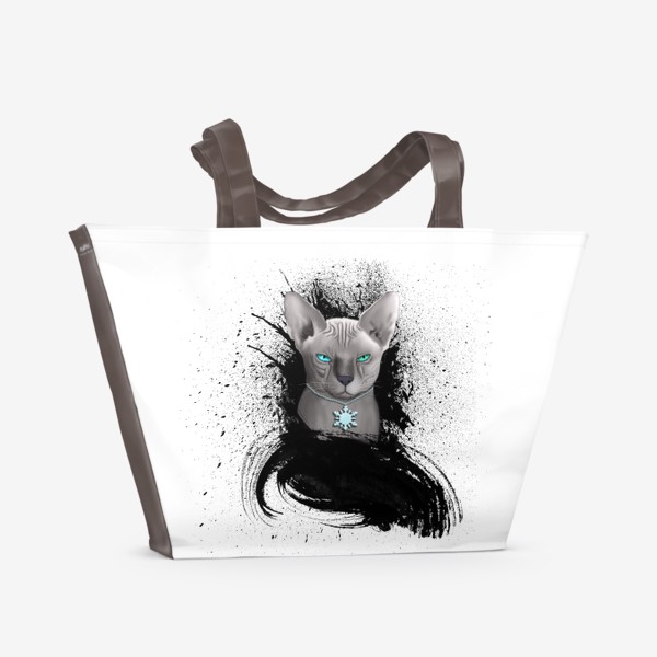 Пляжная сумка «Кот сфинкс»