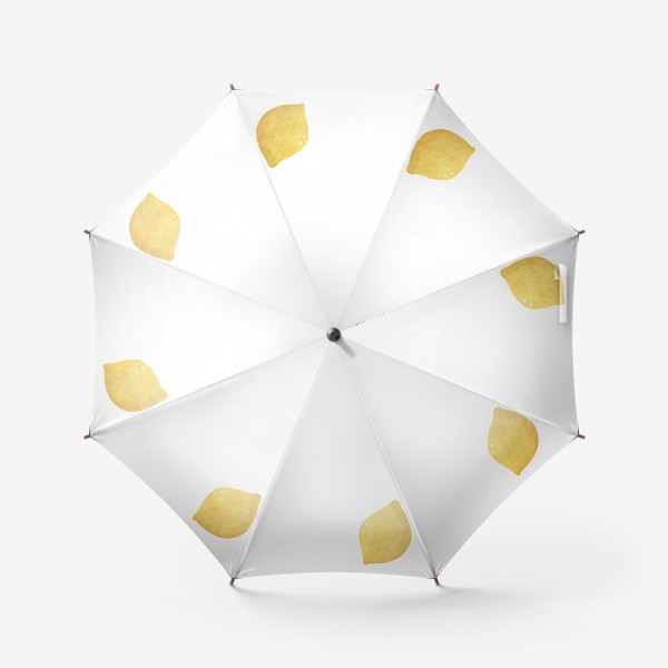 Зонт «Яркий желтый текстурный лимон»