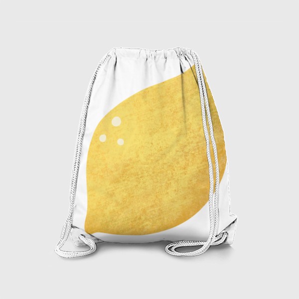 Рюкзак «Яркий желтый текстурный лимон»