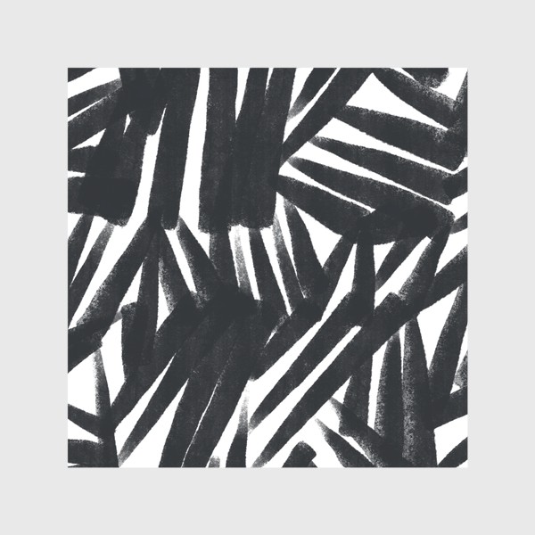 Скатерть «Черно-белый абстрактный паттерн / Black and white abstract pattern»