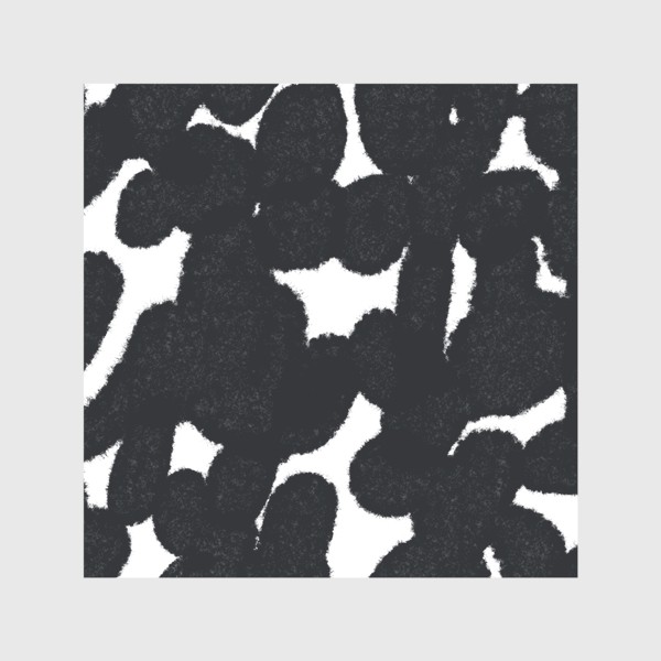 Скатерть &laquo;Черно-белый абстрактный паттерн / Black and white abstract pattern&raquo;