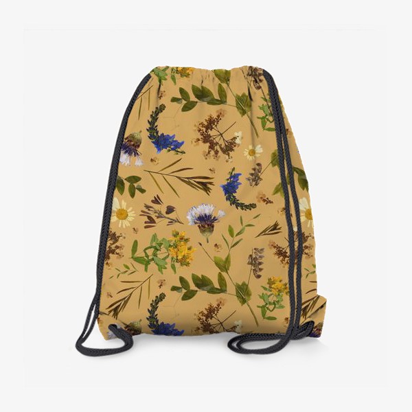 Рюкзак «Гербарий из цветов и листьев»