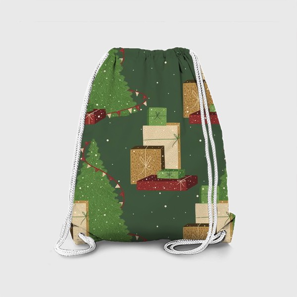 Рюкзак «Новогодняя елка и подарки»