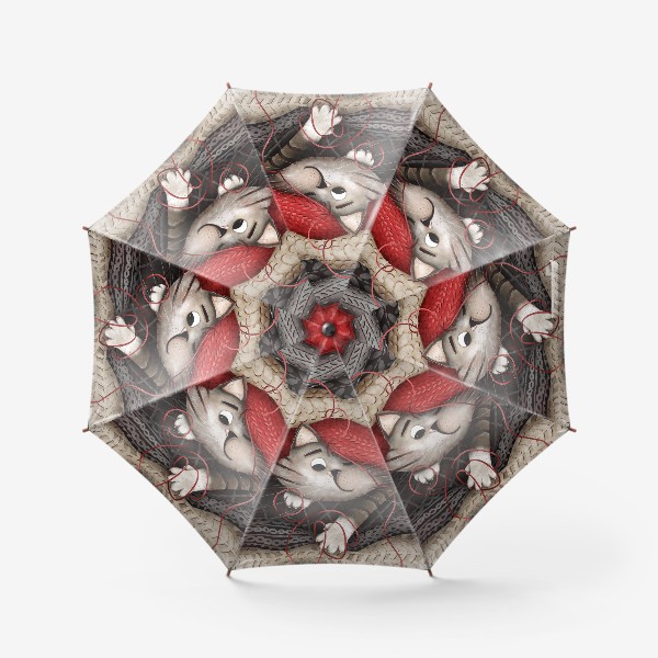 Зонт «Кот и Новый год»