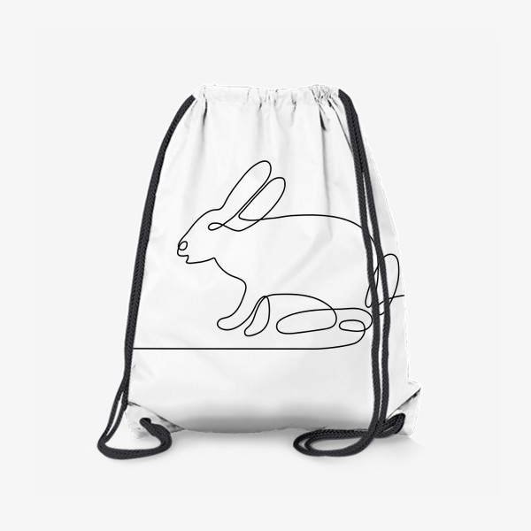 Рюкзак «Кролик одной линией»