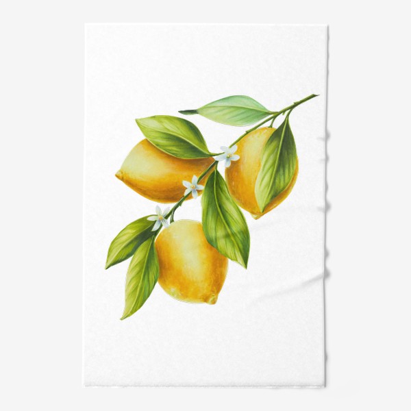 Полотенце «Лимоны на ветке»