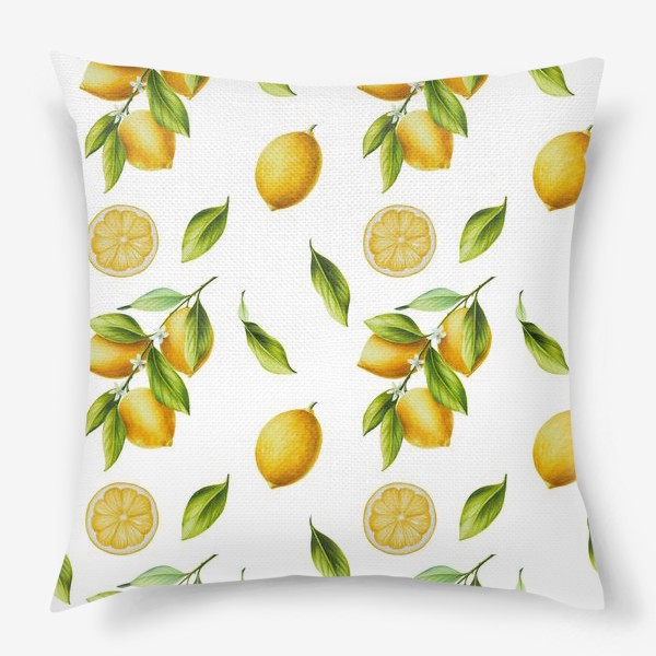 Подушка «Лимоны»