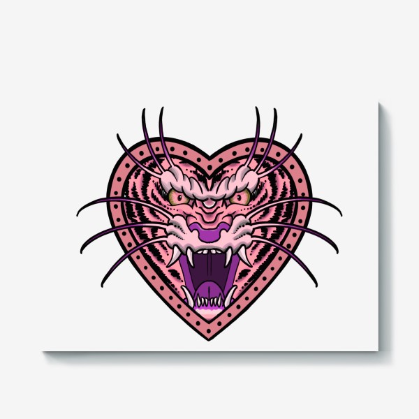 Холст «Сердце тигра»