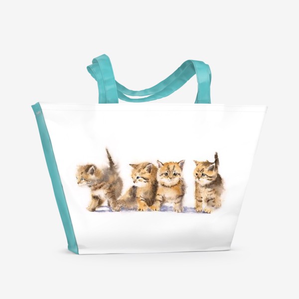 Пляжная сумка «Рыжие котята»