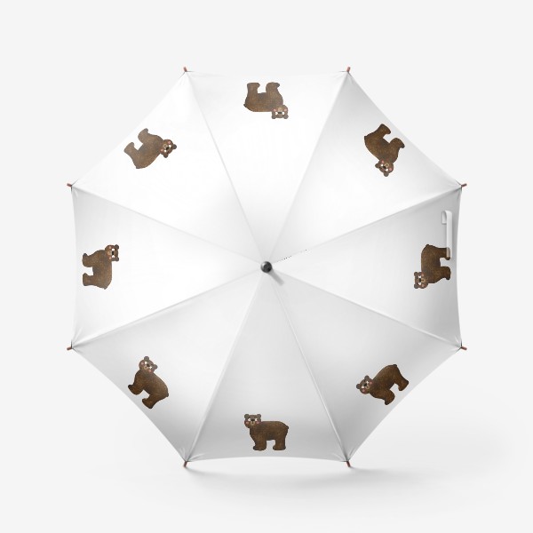 Зонт «Милый мишка или медведь. Коричневый медвежонок»