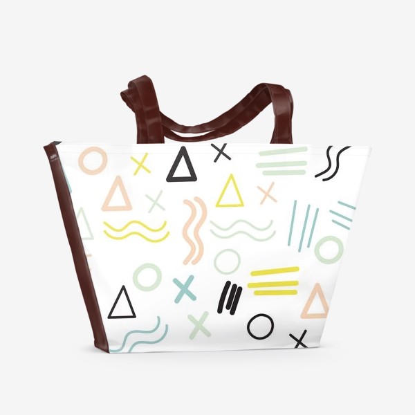 Пляжная сумка «Hipster geometry 2»