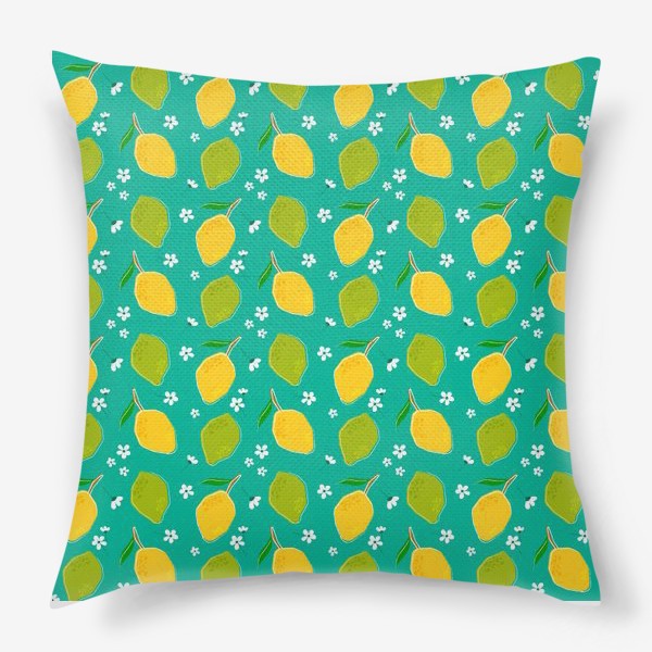 Подушка «Лайм и лимон»