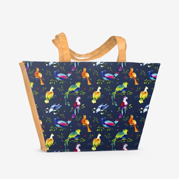 Пляжная сумка «Фантастические птицы»