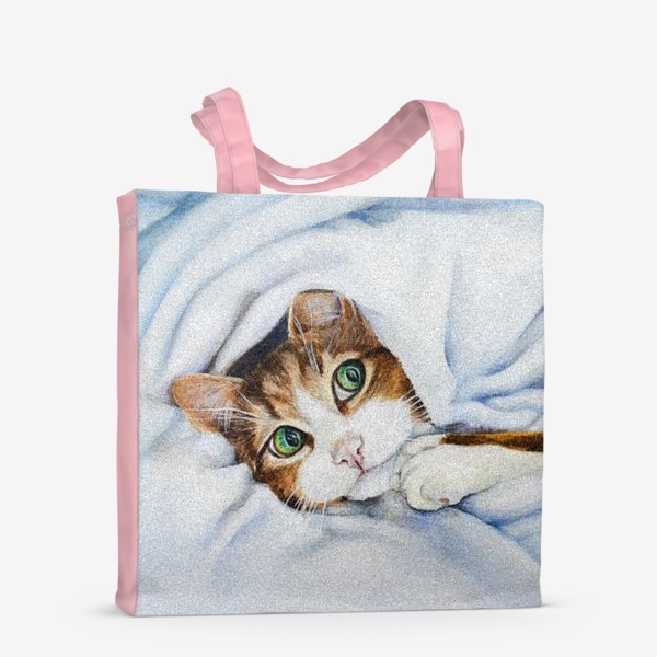 Сумка-шоппер «Кот под одеялом»
