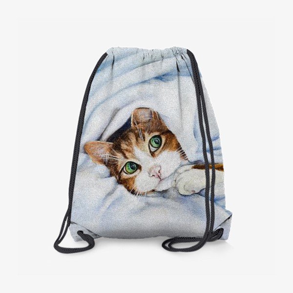 Рюкзак «Кот под одеялом»