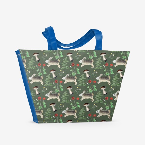 Пляжная сумка «Резвые лесные кролики»