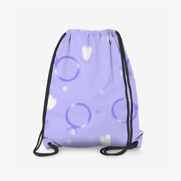 Рюкзак «голубые колечки»