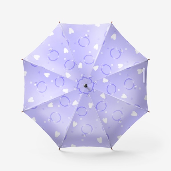 Зонт «голубые колечки»