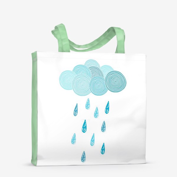 Сумка-шоппер «Облако с дождем»