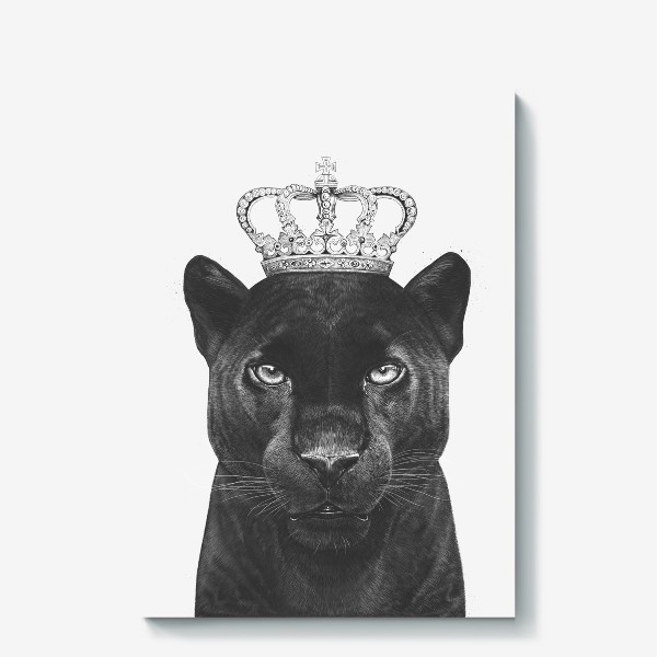 Холст «Король черная пантера»