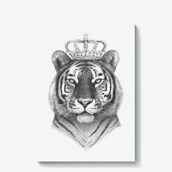 Холст «Король тигр»