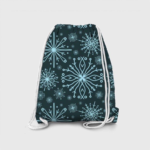 Рюкзак «Снежинки паттерн»