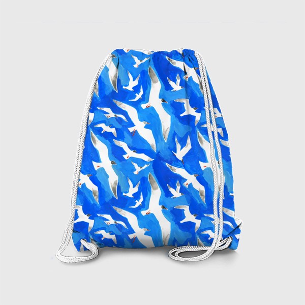 Рюкзак «Чайки на синем»