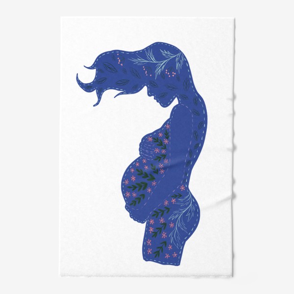 Полотенце «Беременная девушка. В ожидании малыша»
