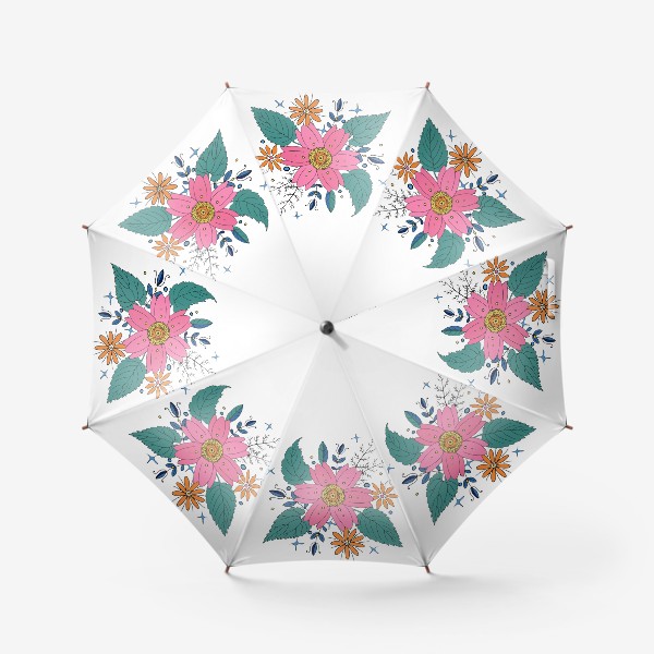 Зонт «Цветок шиповника »