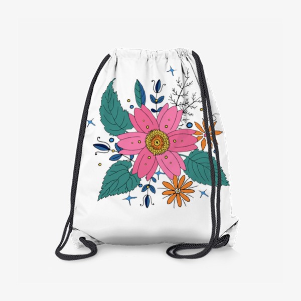 Рюкзак «Цветок шиповника »