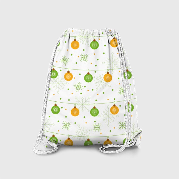 Рюкзак «Желто-зеленые шары»
